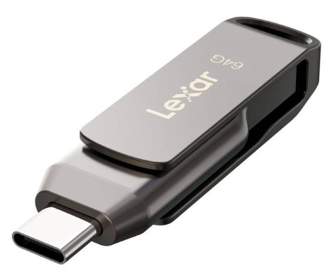 Lexar | Pendrive 2 w 1 | JumpDrive Dual Drive D400 | 64 GB | USB 3.1 | Szary Lexar | Pendrive 2 w 1 | JumpDrive Dual Drive D400 | 64 GB | USB 3.1 | Szary