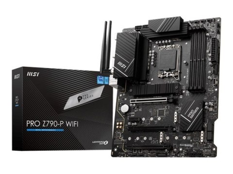 MSI | PRO Z790-P WIFI | Processor family Intel | Processor socket LGA1700 | DDR5 DIMM | Memory slots 4 | Supported hard disk dr MSI | PRO Z790-P WIFI | Processor family Intel | Processor socket LGA1700 | DDR5 DIMM | Memory slots 4 | Supported hard disk dr