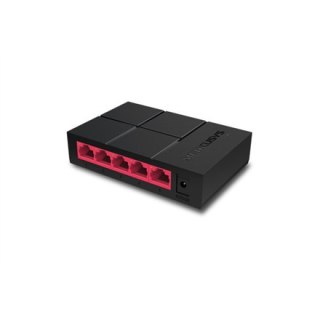 Mercusys | Switch | MS105G | Niezarządzany | Desktop | Ilość portów 10/100 Mbps (RJ-45) | Ilość portów 1 Gbps (RJ-45) | Ilość po
