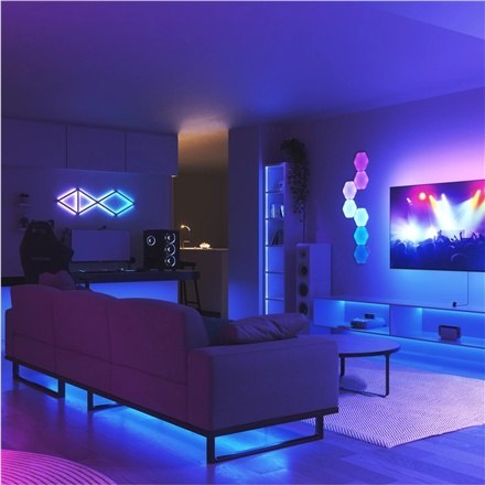 Nanoleaf 4D TV Screen Mirror + Light Strips Kit (dla TV i monitora do 85 cali) Nanoleaf | Nanoleaf 4D TV Screen Mirror + Light S Nanoleaf 4D TV Screen Mirror + Light Strips Kit (dla TV i monitora do 85 cali) Nanoleaf | Nanoleaf 4D TV Screen Mirror + Light S