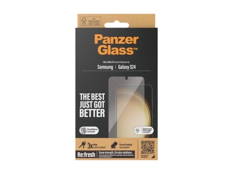 Ochronna szybka na ekran PanzerGlass do Samsung Galaxy S 2024 | Ultra-Wide Fit wA Ochronna szybka na ekran PanzerGlass do Samsung Galaxy S 2024 | Ultra-Wide Fit wA