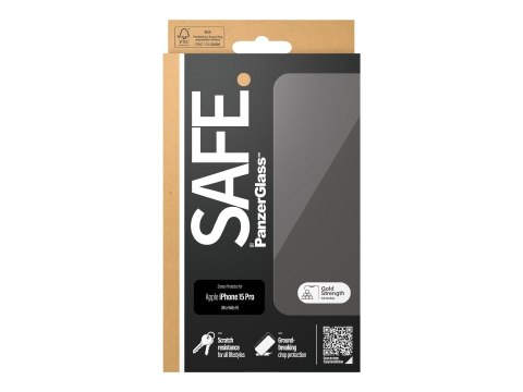 PanzerGlass | Screen Protector | Iphone15 PRO | Glass | Transparent | Transparent Apple iPhone 15 Pro Szkło hartowane Screen pro PanzerGlass | Screen Protector | Iphone15 PRO | Glass | Transparent | Transparent Apple iPhone 15 Pro Szkło hartowane Screen pro