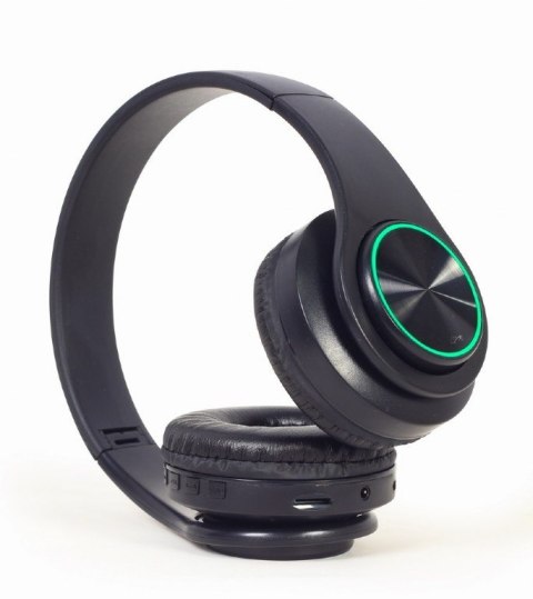 Słuchawki stereo Gembird BHP-LED-01 z efektami świetlnymi LED | Bluetooth | Nauszne | Bezprzewodowe | Czarne Słuchawki stereo Gembird BHP-LED-01 z efektami świetlnymi LED | Bluetooth | Nauszne | Bezprzewodowe | Czarne