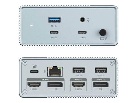 Stacja dokująca USB-C HyperDrive GEN2 12 w 1 | Porty Ethernet LAN (RJ-45) 1 | Ilość portów HDMI 2 Stacja dokująca USB-C HyperDrive GEN2 12 w 1 | Porty Ethernet LAN (RJ-45) 1 | Ilość portów HDMI 2