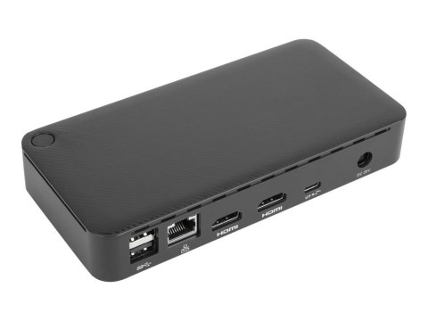 Stacja dokująca Universal DisplayLink USB-C Dual 4K z wyjściami HDMI x2 i zasilaczem 65 W | Ethernet LAN Stacja dokująca Universal DisplayLink USB-C Dual 4K z wyjściami HDMI x2 i zasilaczem 65 W | Ethernet LAN