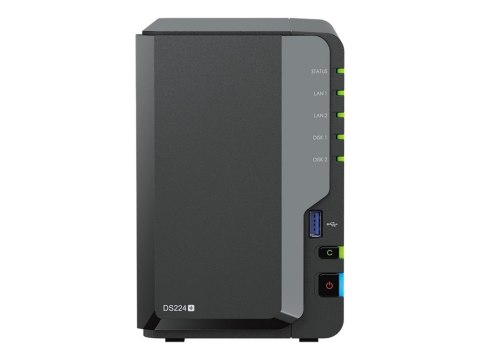 Synology | Towarowa Jednostka Dyskowa | DS224+ | do 2 dysków HDD/SSD | Intel Celeron | J4125 | Częstotliwość procesora 2.0 GHz | Synology | Towarowa Jednostka Dyskowa | DS224+ | do 2 dysków HDD/SSD | Intel Celeron | J4125 | Częstotliwość procesora 2.0 GHz |
