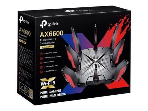 TP-LINK | AX6600 Tri-Band Wi-Fi 6 Router | Archer AX90 | 802.11ax | 4804+1201+574 Mbit/s | 10/100/1000/2500 Mbit/s | Ethernet LA TP-LINK | AX6600 Tri-Band Wi-Fi 6 Router | Archer AX90 | 802.11ax | 4804+1201+574 Mbit/s | 10/100/1000/2500 Mbit/s | Ethernet LA