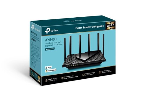 TP-LINK | Dwuzakresowy router Wi-Fi 6 | Archer AX72 | 802.11ax | Mbit/s | 10/100 Mbit/s | Porty Ethernet LAN (RJ-45) 3 | Obsługa TP-LINK | Dwuzakresowy router Wi-Fi 6 | Archer AX72 | 802.11ax | Mbit/s | 10/100 Mbit/s | Porty Ethernet LAN (RJ-45) 3 | Obsługa