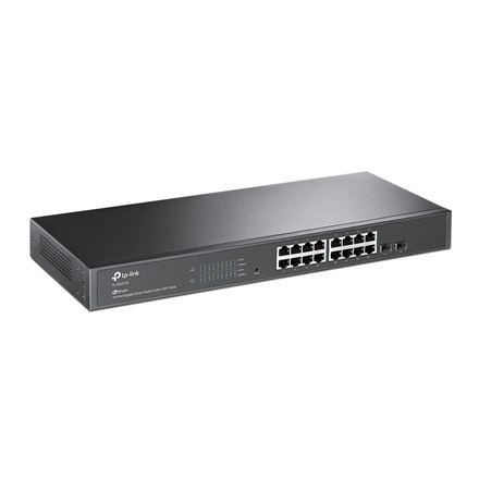 TP-Link JetStream TL-SG2218 - V1 - switch - 16 portów - smart - do montażu w szafie rack TP-Link JetStream TL-SG2218 - V1 - switch - 16 portów - smart - do montażu w szafie rack