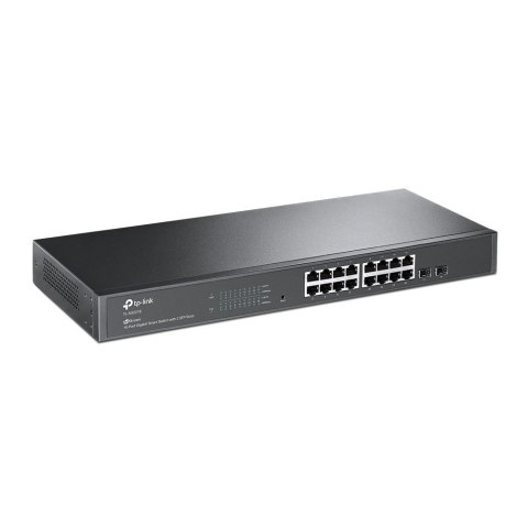 TP-Link JetStream TL-SG2218 - V1 - switch - 16 portów - smart - do montażu w szafie rack TP-Link JetStream TL-SG2218 - V1 - switch - 16 portów - smart - do montażu w szafie rack