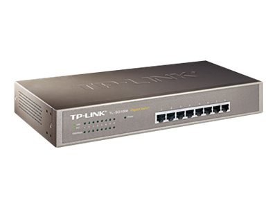 TP-Link TL-SG1008 - przełącznik - 8 portów TP-Link TL-SG1008 - przełącznik - 8 portów