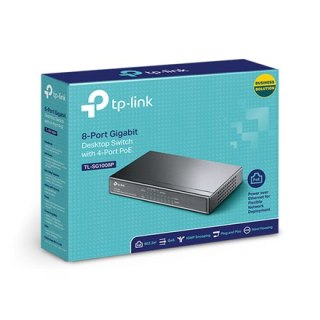 TP-Link TL-SG1008P - przełącznik - 8 portów - niezarządzalny