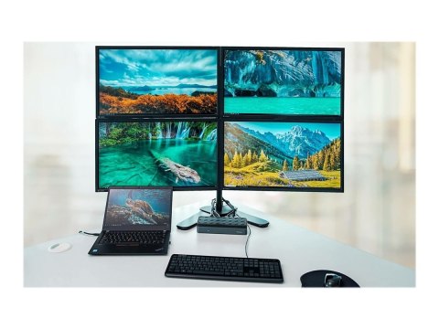 Targus USB-C Universal Quad 4K (QV4K) Docking Station with 100W Power Delivery Targus Targus USB-C Universal Quad 4K (QV4K) Docking Station with 100W Power Delivery Targus