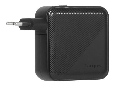 Targus power adapter - GaN - 2 x USB-C, 2 x 9 pin USB Type A - 100 Watt Targus power adapter - GaN - 2 x USB-C, 2 x 9 pin USB Type A - 100 Watt