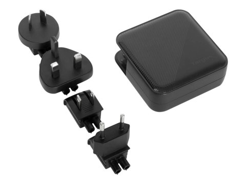 Targus power adapter - GaN - 2 x USB-C, 2 x 9 pin USB Type A - 100 Watt Targus power adapter - GaN - 2 x USB-C, 2 x 9 pin USB Type A - 100 Watt