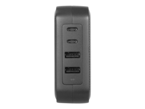 Targus power adapter - GaN - 2 x USB-C, 2 x 9 pin USB Type A - 100 Watt Targus power adapter - GaN - 2 x USB-C, 2 x 9 pin USB Type A - 100 Watt