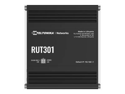 Teltonika RUT301 - router - do montażu na szynie DIN, do montażu na ścianie, do montażu natynkowego | 4-portowy przełącznik Teltonika RUT301 - router - do montażu na szynie DIN, do montażu na ścianie, do montażu natynkowego | 4-portowy przełącznik