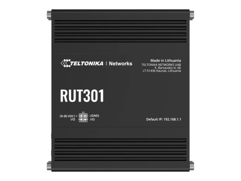 Teltonika RUT301 - router - do montażu na szynie DIN, do montażu na ścianie, do montażu natynkowego | 4-portowy przełącznik Teltonika RUT301 - router - do montażu na szynie DIN, do montażu na ścianie, do montażu natynkowego | 4-portowy przełącznik