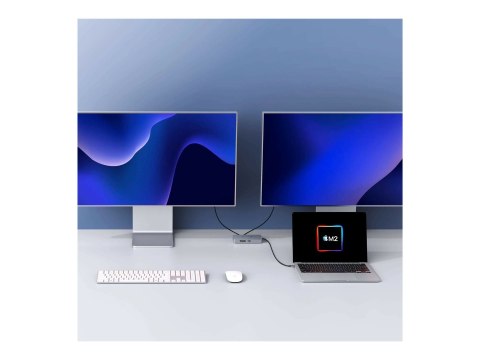 Uniwersalna Stacja Dokująca HyperDrive USB-C 10w1 z Podwójnym HDMI i Portami Ethernet LAN (RJ-45) 1 | Ilość Portów HDMI 2 Uniwersalna Stacja Dokująca HyperDrive USB-C 10w1 z Podwójnym HDMI i Portami Ethernet LAN (RJ-45) 1 | Ilość Portów HDMI 2