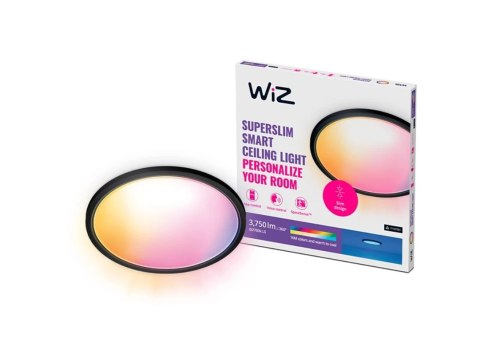 WiZ Smart WiFi SuperSlim Ceiling 32W 545mm RGBW, Black Wizarding World WiZ Smart WiFi SuperSlim Ceiling 32W 545mm RGBW, Black Wizarding World