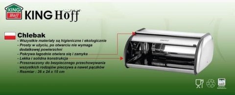 CHLEBAK STALOWY MAŁY KiNGHOFF POŁYSK KH-3200 CHLEBAK STALOWY MAŁY KiNGHOFF POŁYSK KH-3200