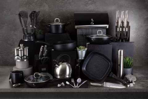 GARNEK 4.1L 24CM BERLINGER HAUS BLACK SILVER [BH-1852]