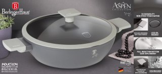 GARNEK NISKI Z POW. TYTANOWĄ 28cm 3.8L BERLINGER HAUS ASPEN BH-7070