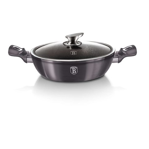 GARNEK NISKI Z POWŁ. GRANITOWĄ 4.9L 32cm BERLINGER HAUS METALLIC LINE Carbon Pro BH-6899 GARNEK NISKI Z POWŁ. GRANITOWĄ 4.9L 32cm BERLINGER HAUS METALLIC LINE Carbon Pro BH-6899