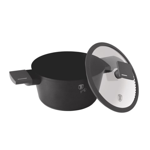 GARNEK TYTANOWY Z POKRYWKĄ 20CM 2.5L BERLINGER HAUS ANTRACIT BH-8130 GARNEK TYTANOWY Z POKRYWKĄ 20CM 2.5L BERLINGER HAUS ANTRACIT BH-8130