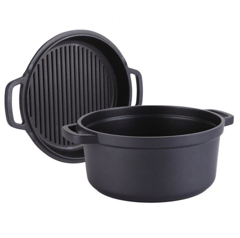 GARNEK Z PATELNIĄ GRILLOWĄ 4.5L 26cm MAESTRO MR-4126 GARNEK Z PATELNIĄ GRILLOWĄ 4.5L 26cm MAESTRO MR-4126