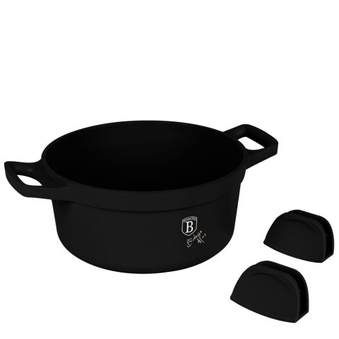 GARNEK Z POWŁOKĄ TYTANOWĄ 4.4L 24CM BERLINGER HAUS BLACK ROSE BH-1457 GARNEK Z POWŁOKĄ TYTANOWĄ 4.4L 24CM BERLINGER HAUS BLACK ROSE BH-1457
