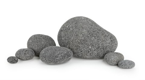 Lawa czarna otoczaki pebbles 9-12cm 1 kg Lawa czarna otoczaki pebbles 9-12cm 1 kg