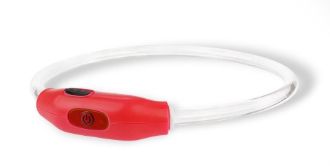 Obroża LED czerwona S 40cm Obroża LED czerwona S 40cm