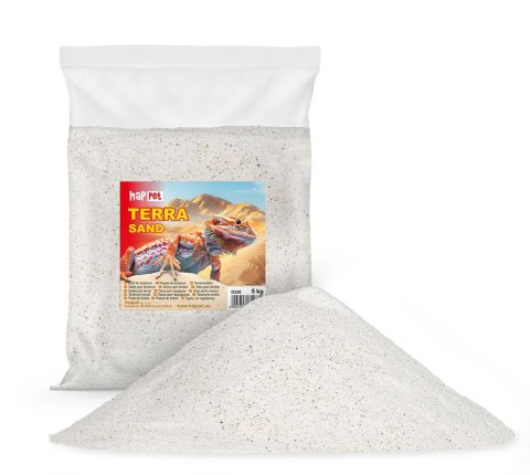 Piasek do terrarium Happet kremowy 5kg Piasek do terrarium Happet kremowy 5kg