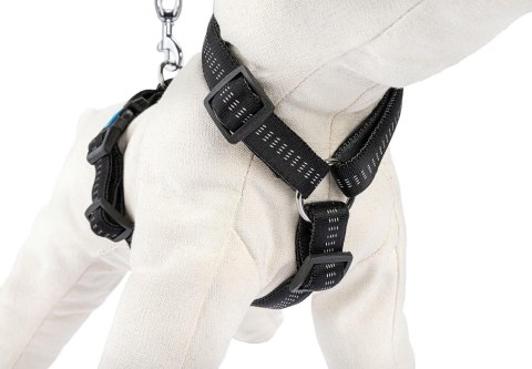 Szelki regulowane Soft Style XS czarny odblaskowy Szelki regulowane Soft Style XS czarny odblaskowy