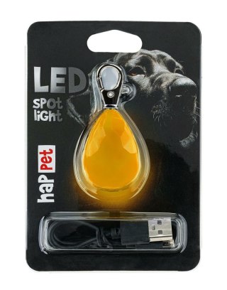 Zawieszka LED pomarańczowy diament