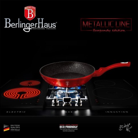 PATELNIA GRANITOWA 28CM BERLINGER HAUS METALLIC LINE RED BH-1253 PATELNIA GRANITOWA 28CM BERLINGER HAUS METALLIC LINE RED BH-1253