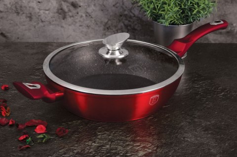 PATELNIA GRANITOWA 32CM BERLINGER HAUS BURGUNDY METALLIC LINE RED BH-1261-N PATELNIA GRANITOWA 32CM BERLINGER HAUS BURGUNDY METALLIC LINE RED BH-1261-N
