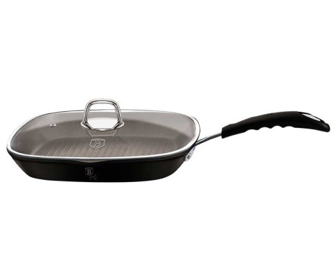 PATELNIA GRILLOWA TYTANOWA 28cm BERLINGER HAUS BLACK PROFESSIONAL LINE BH-6130 PATELNIA GRILLOWA TYTANOWA 28cm BERLINGER HAUS BLACK PROFESSIONAL LINE BH-6130