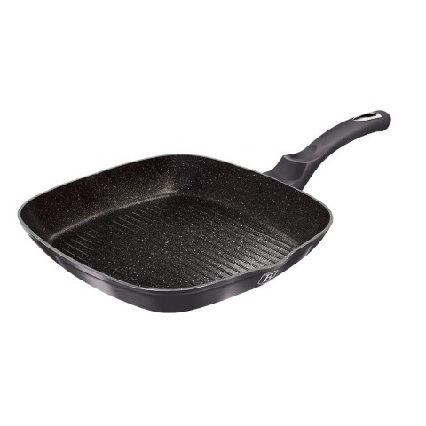 PATELNIA GRILLOWA Z POWŁ. GRANITOWĄ 28x28cm BERLINGER HAUS Carbon Pro BH-6909