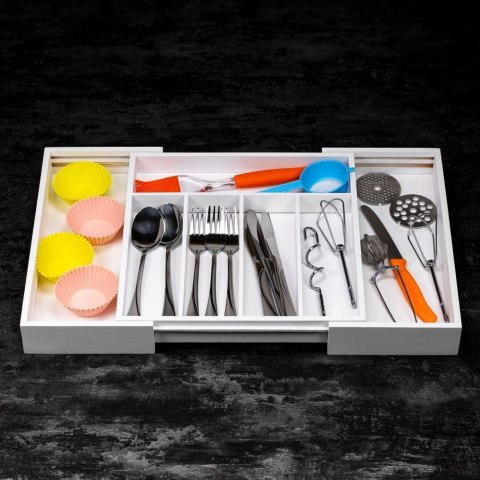 WKŁAD ORGANIZER DO SZUFLADY NA SZTUĆCE ROZSUWANY 52/31X31CM KINGHOFF KH-1746 WKŁAD ORGANIZER DO SZUFLADY NA SZTUĆCE ROZSUWANY 52/31X31CM KINGHOFF KH-1746