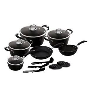 ZESTAW GARNKÓW 15 EL. BERLINGER HAUS BLACK PROFESSIONAL LINE BH-6129