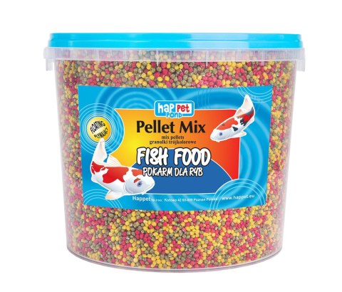 Granulki mix Happet trójkolorowe 3l Granulki mix Happet trójkolorowe 3l