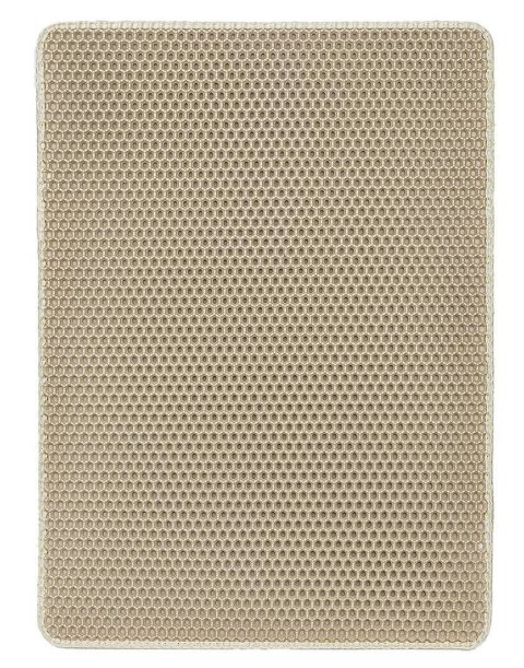 Mata pod kuwetę L 55x75cm biała kremowa Mata pod kuwetę L 55x75cm biała kremowa