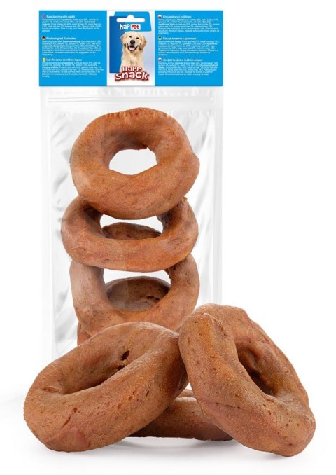 Ring wołowy 10cm z królikiem 4szt. Ring wołowy 10cm z królikiem 4szt.