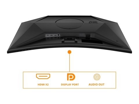 AOC CQ32G4VE | 31.5 " | VA | QHD | 16:9 | 180 Hz | 1 ms | 2560 x 1440 pixels | 300 cd/m² | HDMI ports quantity 2 AOC CQ32G4VE | 31.5 " | VA | QHD | 16:9 | 180 Hz | 1 ms | 2560 x 1440 pixels | 300 cd/m² | HDMI ports quantity 2