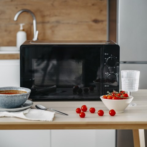 Adler | Kuchenka mikrofalowa | AD 6206 | Wolnostojąca | 20 L | 700 W | Konwekcja | Czarny Adler | Kuchenka mikrofalowa | AD 6206 | Wolnostojąca | 20 L | 700 W | Konwekcja | Czarny