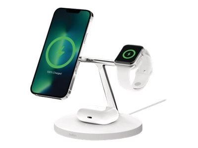 Belkin | Pro MagSafe 3w1 Wireless Charging Stand + zasilacz sieciowy | BOOST CHARGE Belkin | Pro MagSafe 3w1 Wireless Charging Stand + zasilacz sieciowy | BOOST CHARGE