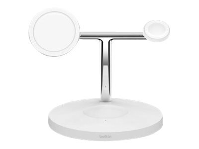 Belkin | Pro MagSafe 3w1 Wireless Charging Stand + zasilacz sieciowy | BOOST CHARGE Belkin | Pro MagSafe 3w1 Wireless Charging Stand + zasilacz sieciowy | BOOST CHARGE