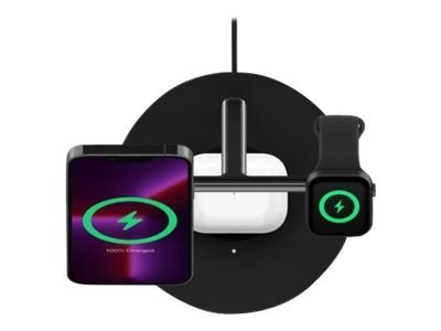 Belkin | Pro MagSafe 3w1 Wireless Charging Stand + zasilacz sieciowy | BOOST CHARGE Belkin | Pro MagSafe 3w1 Wireless Charging Stand + zasilacz sieciowy | BOOST CHARGE